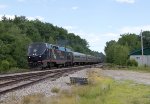 AMTK 100 Leads Amtrak 684 at Wells